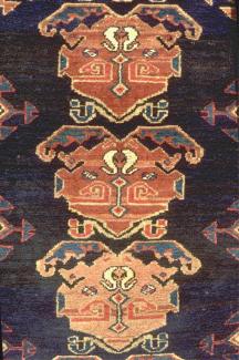 Rare Kurde rug  -  Kurdistan  end of XIXème century